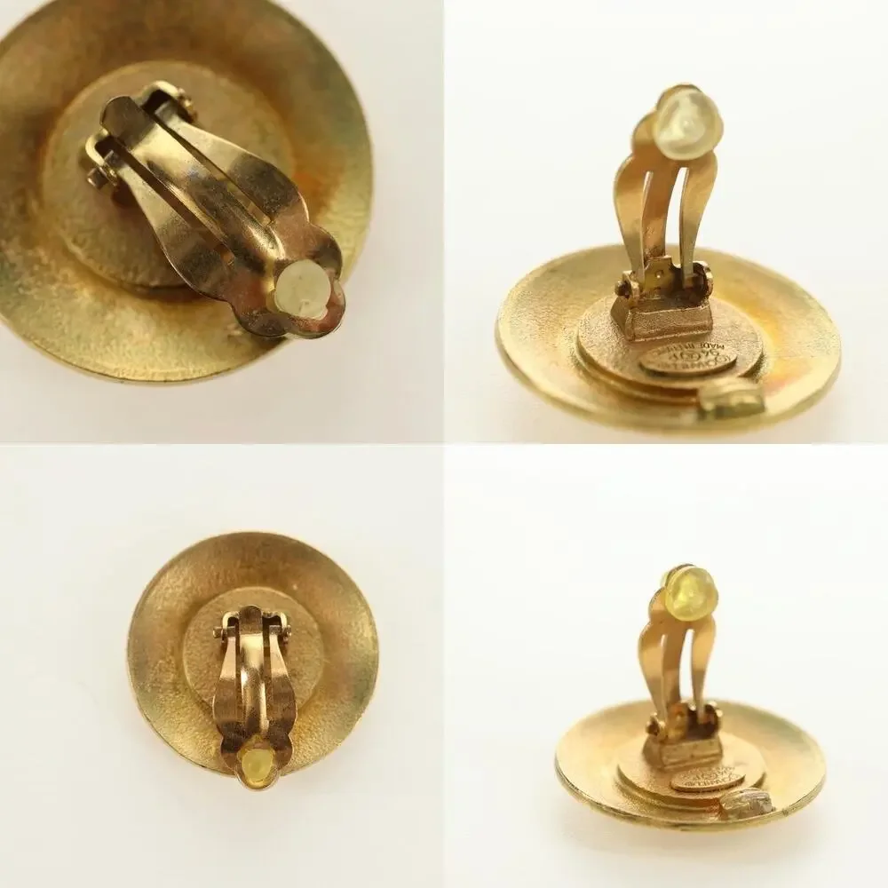 Chanel CC Logo Earring Gold